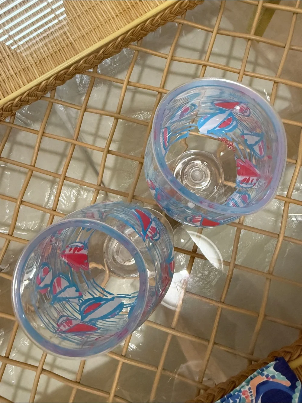 Lilly Pulitzer Acrylic Wine Glasses